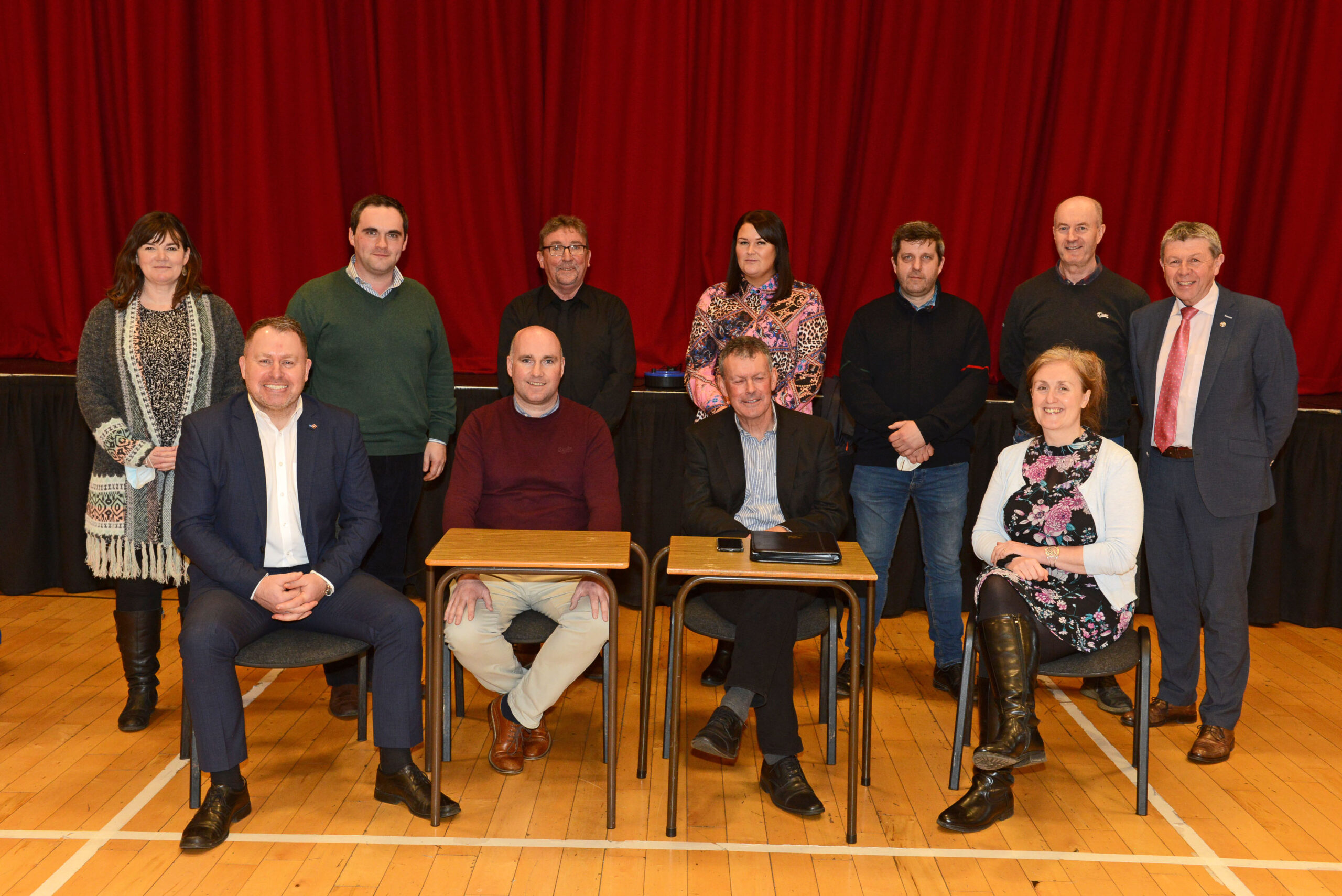 Drogheda Borough Councillors with members of the Drogheda Implementation Board team